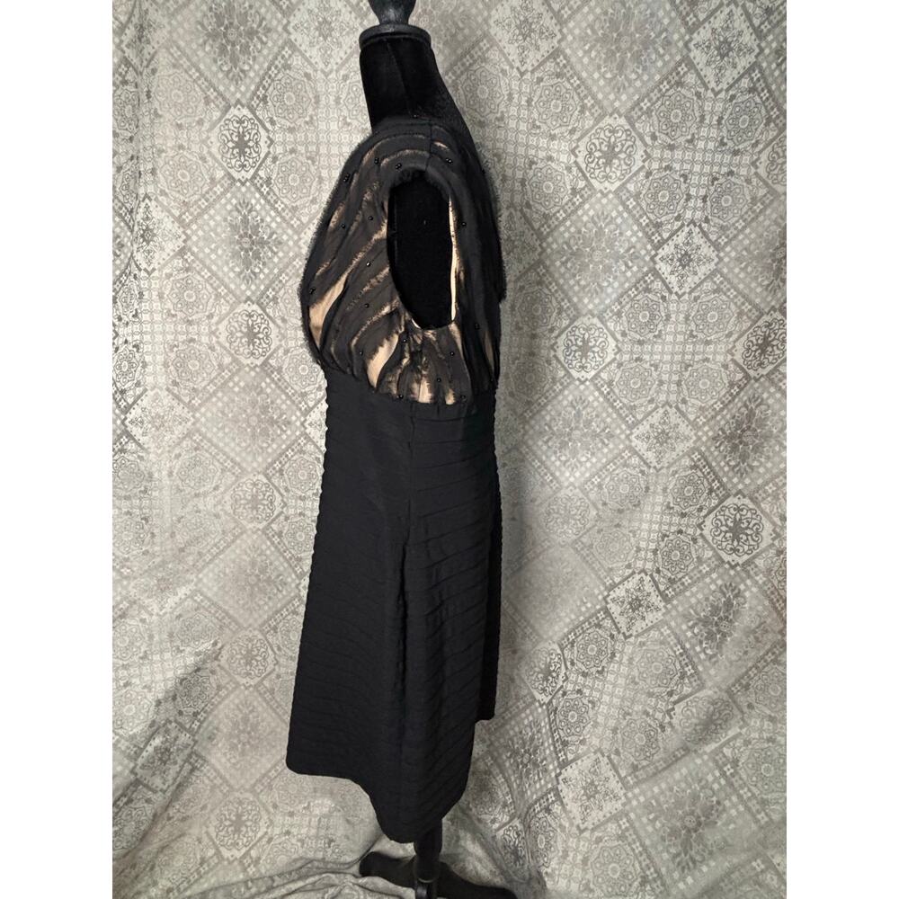 Adrianna Papell Bodycon Cocktail Dress Halter Top Highwaist Skirt Party Size 16